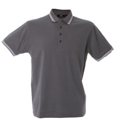 MAIORCA DARK GREY POLO M/CORTA