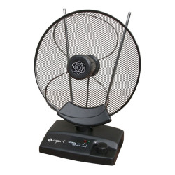 Antena TV pokojowa okrągła siatka+wzm. / HP04 dpm