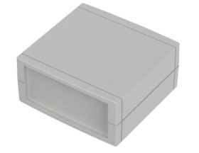 PS enclosure, (L x W x H) 85 x 40 x 81 mm, light gray (RAL 7035), IP40, 26085000
