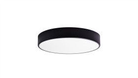 Oprawa Mega 600, 5Xe27, 5X40w, Obudowa Stalowa-Czarna, Klosz Szklany-Mleczny,...