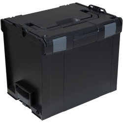 Sortimo 6100000308 L-BOXX 374 Toolbox ABS Black Robust Impact-Resistant