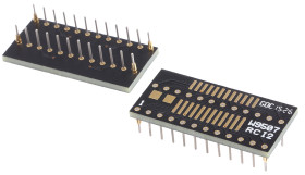 24 way 0.375in SOIC to 0.3in DIL socket