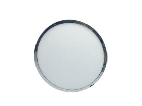 VT-1805CH 18W Panel LED chrom barwa: 3000K okrągła 6370 V-TAC