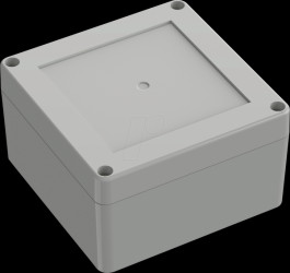 6U07111106017 Industrial housing, 105 x 105 x 60.1mm, IP65, light gray