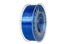 PETG Filament Super Blue transparent - 1.75 - 1kg - Devil Design