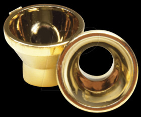 882004 LED reflector, 5 mm, metallized, warm gold