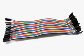 Przewody połączeniowe żeńskie 20cm 40 sztuk