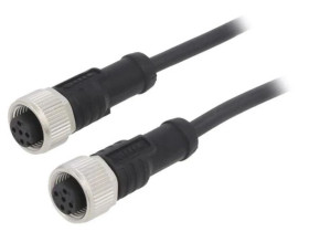 M12A05FL12AFLSB002 Kabel do czujników/automatyki 5PIN M12-M12 2m wtyk wtyk