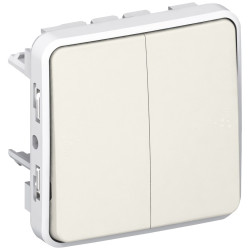 Włącznik światła, 10A, 250V, 1-biegunowy, IP55 Plexo, Legrand