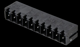 AKL383-10 Box header for AKL 369, 10-pin, RM 3.81