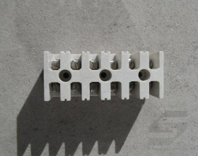 Listwa zaciskowa T55 TYP346M 660V 4mm2;6 torów;kolor biały;SIMET