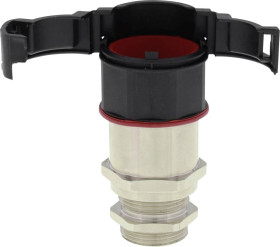 Wiska 10107384 EMBFSCG-29-32-BK Połączenie śrubowe czarny M32 x 1.5 prosty 25 szt.