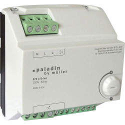 M&#xFC;ller 23483 DIN-Rail Dimmer LED Bulbs 1200W Overheat Protection