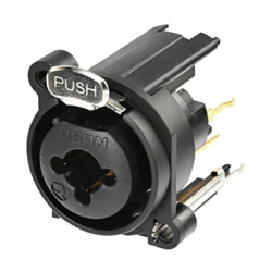 Rean RCJ9FA-H XLR Connector Socket 3 Pins 1pc