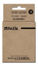 Tusz ACTIS KB-529Bk (zamiennik Brother LC529BK Standard 58 ml czarny)