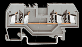280-681 3-conductor feed-through terminal, grey