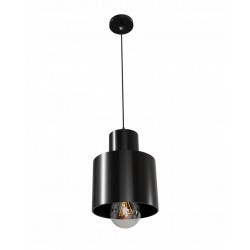 Lampa sufitowa wisząca PLATE-1E27-BLK9