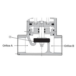 Zawór pilotujący SMC Płytka VN