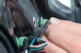 Opaska kablowa długość 160mm szerokość 4,6 mm HellermannTyton PA 6.6 stabilizowane termicznie