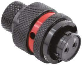 Złącze wielostykowe przemysłowe 2-pinowe Montaż na kablu Wtyczka Souriau Sunbank by Eaton