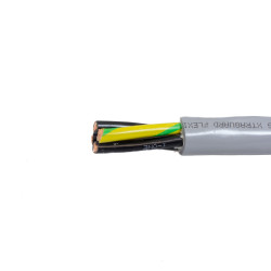 Kabel 6520 liczba żył 3 Nieekranowany Alpha Wire 4 mm² 12 AWG Szary 1000 ft Polichlorek winylu