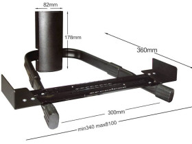 Uchwyt DVD/SAT naścienny