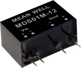 MW Mean Well MDS01N-05 Moduł przetwornicy DC/DC 200 mA 1 W Ilość wyjść: 1 x Content 1 szt.