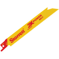 Starrett B610-5 B6105-5 Bi-Metal Recipro Blade Straight 152mm 10 TPI Pk5