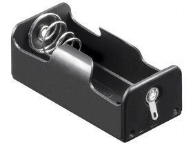 1x C (Baby) koszyk na baterie Końcówka płaska (U)