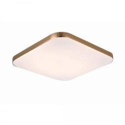 Plafon LED Babilon kwadratowy średni 4000K złoty LP-335/1C M 4GD square Light Prestige