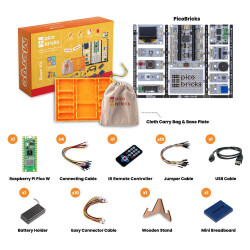 PicoBricks Base Kit: Robotics Project Starter Kit