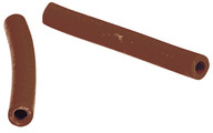 Protection and insulating grommet, inside Ø 1.25 mm, L 20 mm, brown, PCR, -30 to 90 °C, 02010001006