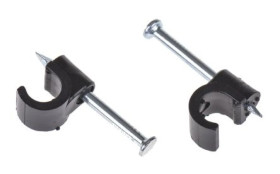 Spinka do kabli Obejma do kabla TV, 6mm, materiał: PE, 4.69 x 7.18mm, RS PRO