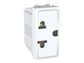 UNICA Gniazdo standard euro-amerykański bez ramki montażowej 1 moduł biel polarna MGU3.043.18 SCHNEIDER ELECTRIC