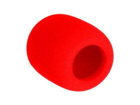Owiewka mikrofonu czerwona