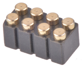 Listwa stykowa PCB 8-pinowe 802 raster: 2.54 mm Prosty 2-rzędowe Preci-Dip Powierzchnia 150 V W osłonie