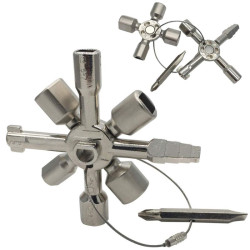 Uniwersalny klucz do szafek elektrycznych 10w1 / 11334