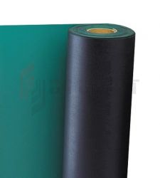 Mata ESD stołowa zielona H9701 1m x 10m x 2mm - rolka. Odporna na temp. do 300 st. C