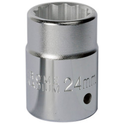 Sealey S34/24 Walldrive Socket 24mm 3/4&quot;sq Drive