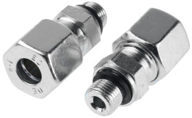 Złączka pneumatyczna G 1/8 męskie Wciskane 8 mm Parker Adapter gwintowany prosty Gwint-rura Liniowy G 1/8 męskie