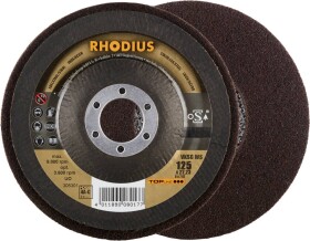 Rhodius 305301 RHODIUS VKSG WS, 2 sztuki filcowych tarcz kompaktowych 125 x 22,23 mm, prostych, 4A-grubych, TOPline, wyp