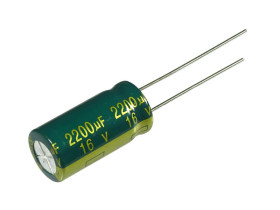 Kondensator 2200uF/16V LOW ESR 10x20mm