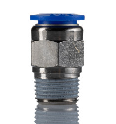 Adapter gwintowany prosty gwint – rura RS PRO Gwint-przewód BSPT 1/2 in Male