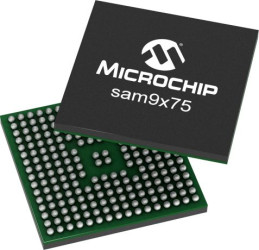 Mikrokontroler Microchip SAM9X72 TFBGA 240-pinowy Montaż powierzchniowy ARM926EJ-S 64 kB 32bit 800MHz SRAM