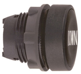 Przycisk, Ø 28.5mm, IP66, IP67, IP69K, kolor: Czarny, Schneider Electric, Harmony XB5