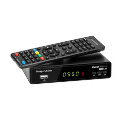 Tuner TV naz. DVB-T2 H.265 HEVC KM0550B Kruger&Matz DVB-T,USB,HDMI