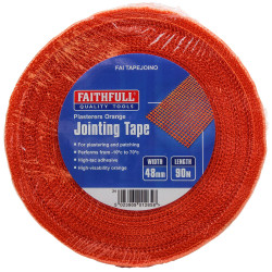 Faithfull FAITAPEJOINO Plasterers Orange Jointing Tape 48mm x 90m