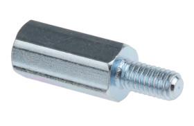 Kołek dystansowy gwint M4 x M4 długość 15mm Stalowe Męski/żeński Sześciokątny RS PRO