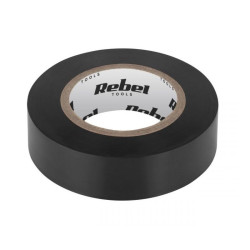 TAŚMA IZOLACYJNA CZARNA 20Y PVC REBEL 0,13x19mm