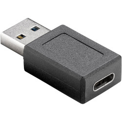Goobay 45400 USB 3.2 1st Gen Adapter USB-A plug to USB-C socket SuperSpeed